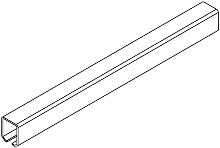 Track, galvanised steel