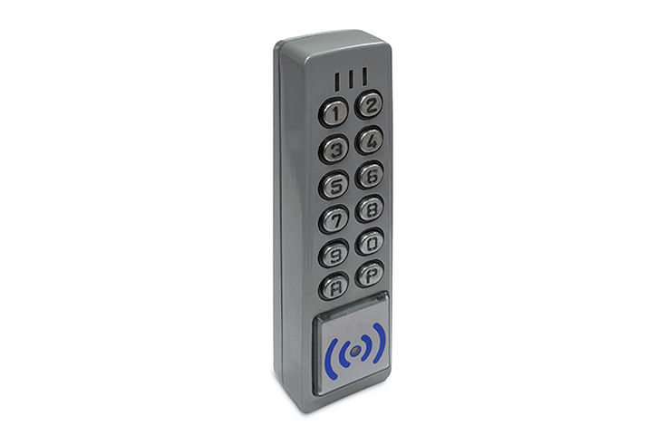 Keypads - These access solutions are suitable for indoor and outdoor use.. Optionally available with RFID technology via ID card or chip for up to 250 users or with Bluetooth module for up to 120 users.