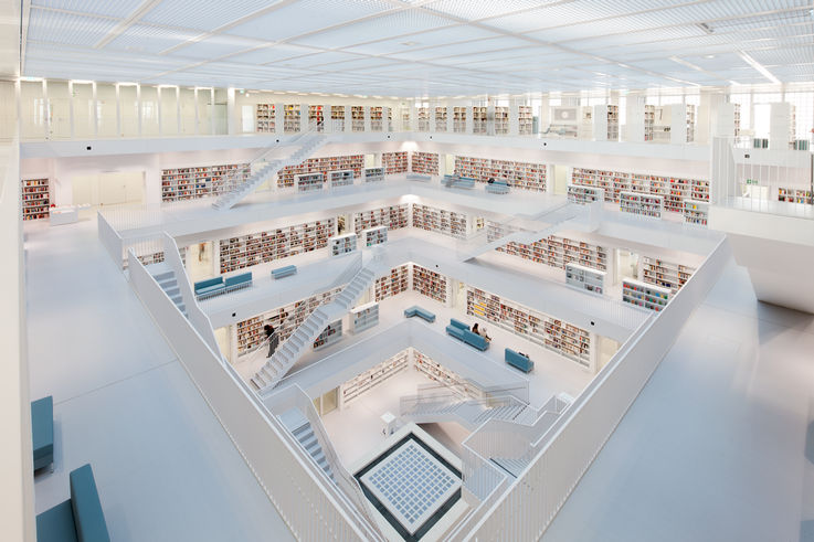 Barrièrevrijheid voor de stadsbibliotheek van Stuttgart