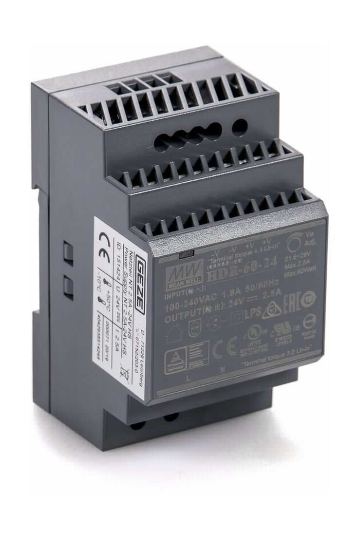Adapter for strømforsyning NT 2,5A-24 V HS