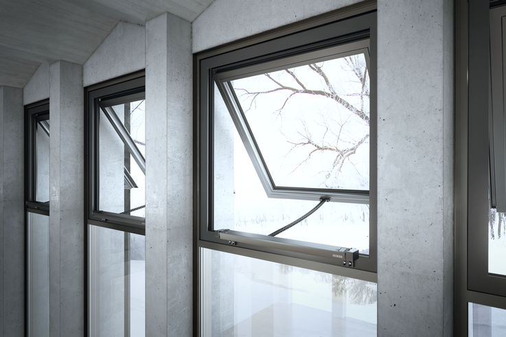  - Powerchain is a chain drive used for large and heavy window panels that require a large opening width