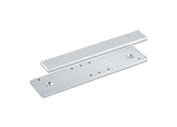 Mounting plate and counterplate for all-glass door