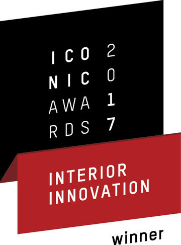 Auszeichnung ICONIC AWARDS 2017: Interior Innovation Winner