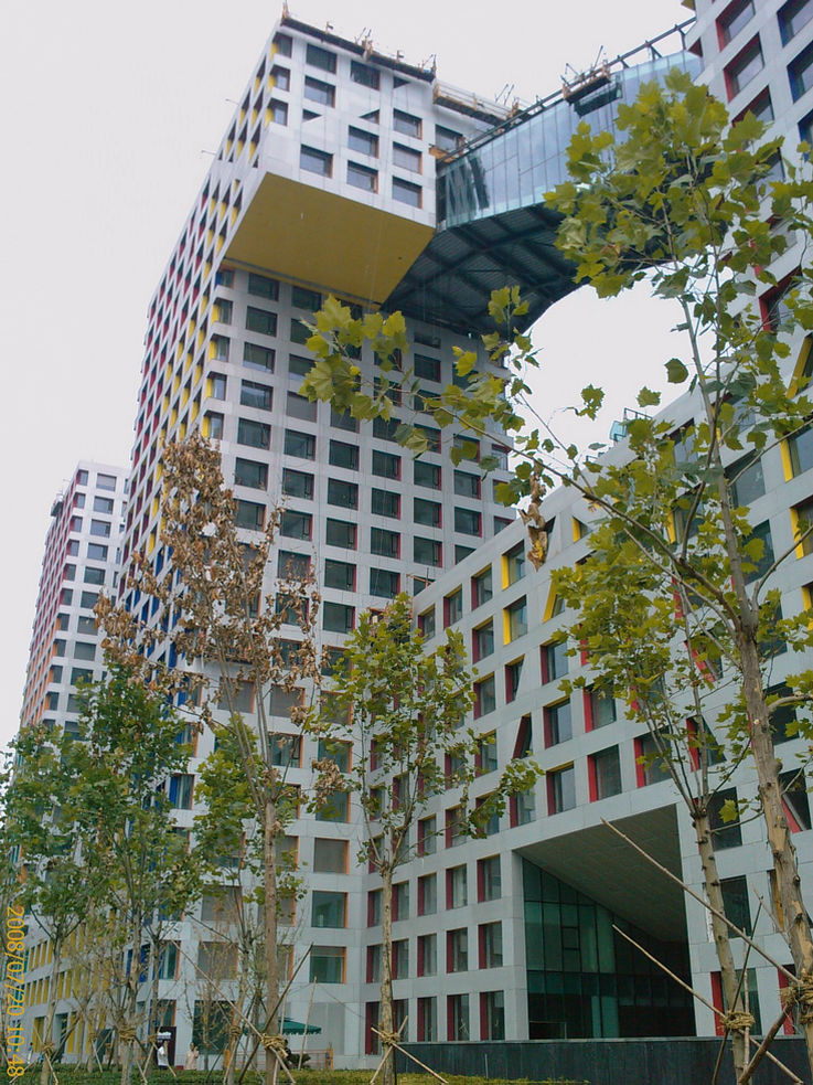 Vue extérieure du Grand MOMA à Pékin.