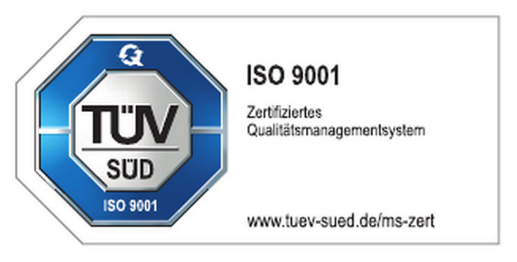 TÜV Süd sertifiserer GEZEs prisbelønte kvalitetsstyring.